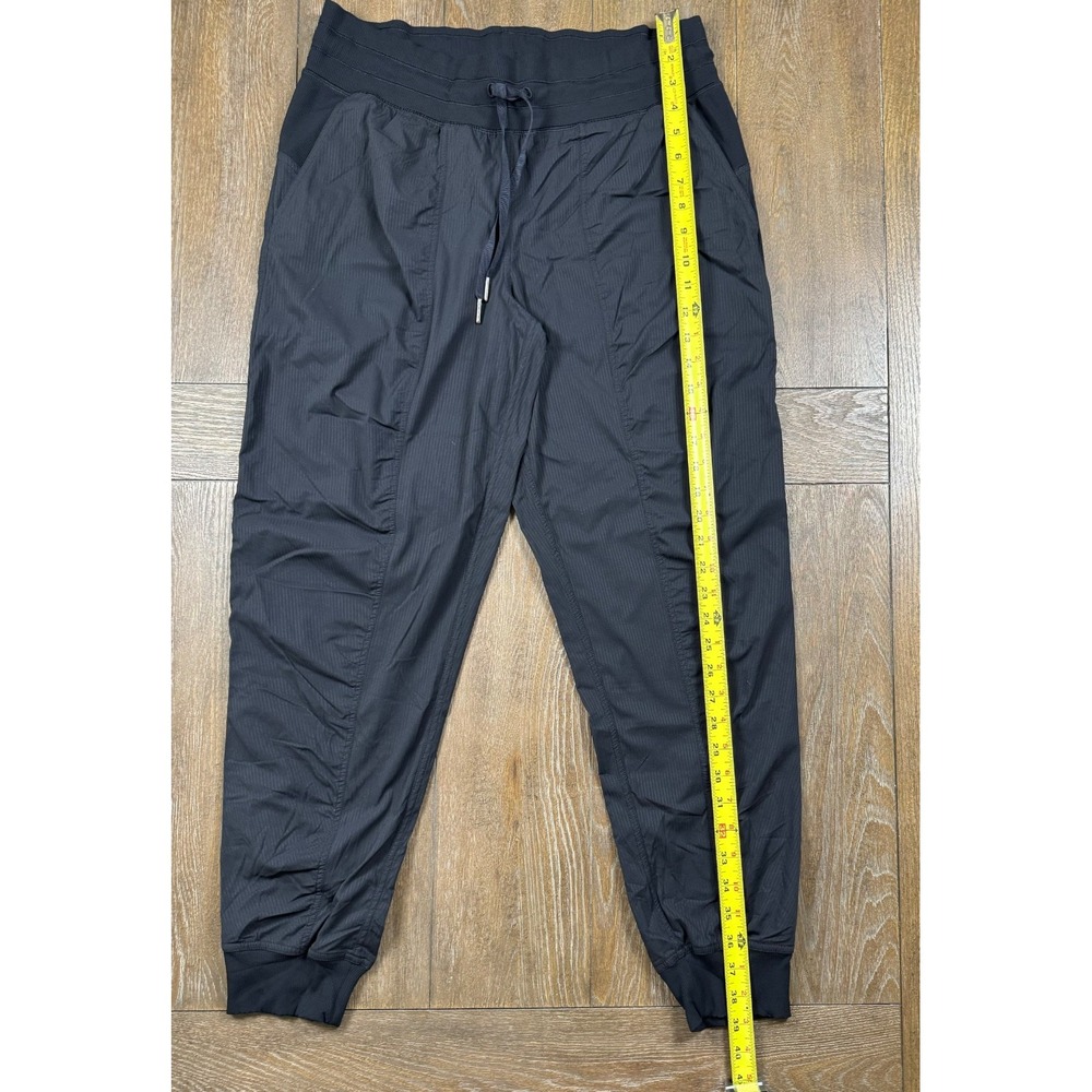 Lululemon Black Athletic Jogger Pants Womens Size 10 Drawstring Lightweight - Picture 2 of 7